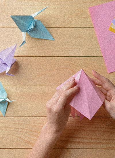 Samedi découverte : Origami et papiers découpés