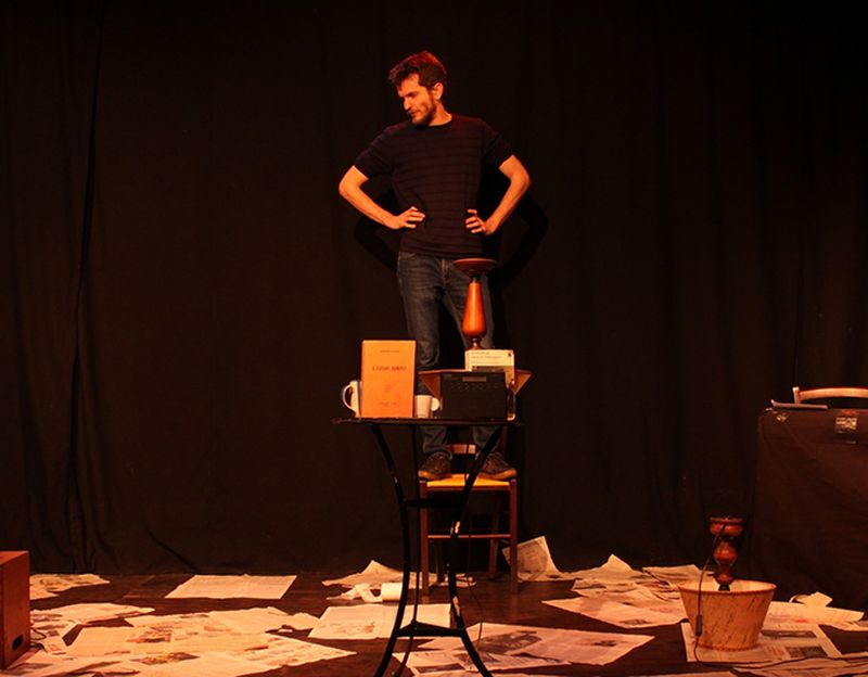 spectacle tentative d'épuisement Gaspard Chauvelot