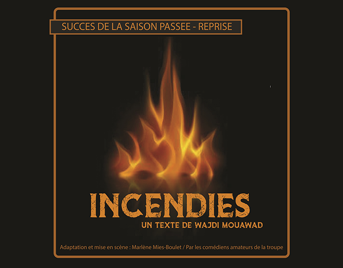 Spectacle Incendies par l'association Comme si 2024